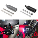 M6 M8 Kotflügel Gabel Halter Scheinwerfer Heck Zusatzscheinwerfer Halterung Verlängerung Motorrad Schwarz/Titanium Universal