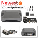 2021 Aluminiumgehäuse für Raspberry Pi 4 mit Safe Power Button für Argon One