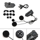 Universal Speaker Player Hjälm Bluetooth Headset Headset Svart För Motorcykel