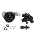 2011-2015 Jaguar XJ Water Pump with Bolts Seals Connectors + Thermostat Kit