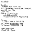 Ventilkabel Seilrolle 29L-1133E-00 Für Yamaha TZR125 1987-1994 RD350 1985-1992 Generic