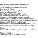 Metallflügel W12 Emblem Abzeichen Aufkleber für Bentley Genuing Continental GT GTC