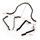 Bolsa lateral clássica para motocicleta Yamaha Kawasaki Honda &amp; Kit de montagem reforçado