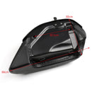 Bolsa lateral clássica para motocicleta Yamaha Kawasaki Honda &amp; Kit de montagem reforçado