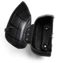 Bolsa lateral clássica para motocicleta Yamaha Kawasaki Honda &amp; Kit de montagem reforçado