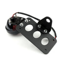 Bobber vintage retro eixo lateral grade da placa de licença luz traseira para harley personalizado genérico