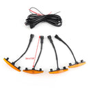 4Runner TRD Pro 2014-2019 Toyota 4szt Plastikowe kratki samochodowe Grill Światła LED Ogólne