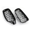 Nieren-Diamant-Kühlergrill vorne passend für BMW F30 328i 335i 2012–2016 generisch