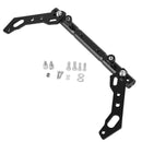 CNC Adjustable Balance Cross Handle Bracket Aluminum Lever Black Fits Motor Universal