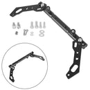 CNC Adjustable Balance Cross Handle Bracket Aluminum Lever Black Fits Motor Universal