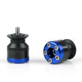 Universal Motorcycle CNC Carbon Fiber 8mm Swingarm Sliders Spools Blue