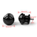 Paar 6 mm Schwingenschieber Spulen für Yamaha MT01 MT09 YZF-R3 R1 MAX 530, 7 Farben Generic