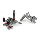 Sistema de apoio para os pés ajustável CNC para MV Agusta F3 2012-2016 genérico