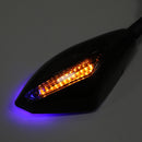 Paar LED -Spiegel für Suzuki GSXR 600 750 1000 Hayabusa GSF SV Katana TL1000R Schwarz