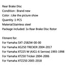 Bremseskive bak for Yamaha XG250 TRICKER 04-17 XTZ250 05-2018 XT225 XT250 Generisk