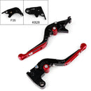Adjustable folding extendable brake clutch levers for Kawasaki ZX636RZX6RR Generic