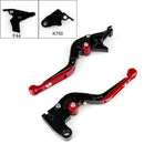 Einstellbare klappbare ausziehbare Bremskupplungshebel für Kawasaki NINJA 650R 400R Generic