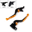 Justerbare sammenleggbare uttrekkbare bremseklutchspaker for Yamaha YZF R25 2014-2015 Generisk