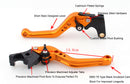 Alavanca de embreagem de freio curta para Honda CBR929RR CBR 929 RR 2000-2001 Genérico