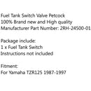 Gasbehälter Kraftstoffschälterventilpumpe Petcock 2RH-24500-01 für Yamaha TZR125 1987-1997