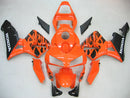 Für CBR600RR 2003-2004 Karosserieverkleidung Orange Rot ABS-Spritzguss-Kunststoff-Set Generisch