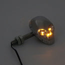 Motocyklowy kierunkowskaz czaszki 12V LED żółta lampa świetlna ogólna