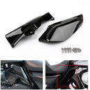 Mid-Frame Air Heat Deflector Cover Accenter Shield til Harley Touring Street Glide, 2 farver Universal