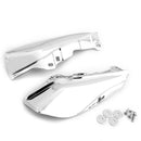 Mid-Frame Air Heat Deflector Cover Accenter Shield til Harley Touring Street Glide, 2 farver Universal