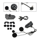 Universal Speaker Player Hjälm Bluetooth Headset Headset Svart För Motorcykel