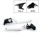CNC aluminium motorcykel lang kobling bremsegreb til Kawasaki Z900 2017-18 Sort generisk
