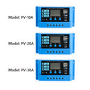 PWM 10A 20A 30A Solar Ladungsregler für 100W 200 W 300W Solarpanel