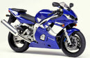 ABS Injection Plastic ABS Fairing Fits Yamaha YZF R6 1998-2002 Blue White Generic