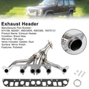 1991-1993 Jeep Cherokee Wrangler Base Udstødningsmanifold rustfrit stål 674196 662691 4883385K 4883385 16575131