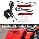 Touring Glide Road Glide 2014-2022 sadeltaske LED flydende blinkende lys