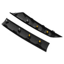 2x acabamento do pilar A dianteiro preto para pára-brisa Mini R55 R56 51137272583 51137272584