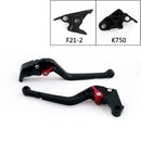 CNC aluminium motorcykel lang kobling bremsegreb til Kawasaki Z900 2017-18 Sort generisk