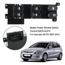 Hlavní ovládání spínače elektrického ovládání oken 93570-2L910 pro Hyundai I30 FD 2007-2012 Generic