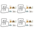 4x Carburetor Carb Reparatur Repuild Kit für Honda VF700C VF700F VF750F Ersetzen Sie 18-2432