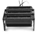 3-rækket modificeret LED-forlygte hvidt lys passer til Honda MSX125 Grom 13-19 Sort Generisk