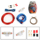 Wire Sub bilforstærker RCA FUSE Ledning 1500W Amp 10 GAUGE Audio Wiring Kit Kabel