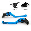 CNC aluminium motorcykel lang kobling bremsegreb til Kawasaki Z900 2017-18 Sort generisk