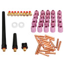 58x Tig Welding Torch Stubby Benzin Lens Consumables -up Satz für Wp-9/20/25