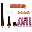 58x Tig Welding Torch Stubby Benzin Lens Consumables -up Satz für Wp-9/20/25