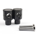 Zaciski montażowe do podwyższenia kierownicy motocykla i roweru 7/8" 22 mm Czarny Generyczny