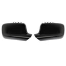 Paar Spiegelabdeckungskappe schwarz für BMW E46 E65 E66 745i 750i 51167074236+51167074235