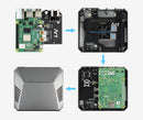 2021 Aluminiumgehäuse für Raspberry Pi 4 mit Safe Power Button für Argon One