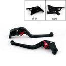 Manetas largas de freno y embrague para KTM 690 Duke R 2014-2016 (F11/A90) Negro Generic