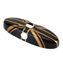 Union Jack UK Flag kryt zpětného zrcátka pro MINI Cooper R55 R56 R57 Black/Gold Generic
