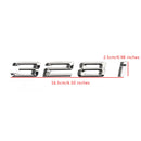 Heckstamm -Namensschild Badge Emblem Nummern Buchstabe Aufkleber 328 I fit 328i Chrom