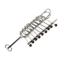 Traditionelt hjernespil Klassisk kinesisk metal puslespil med 9 ringer